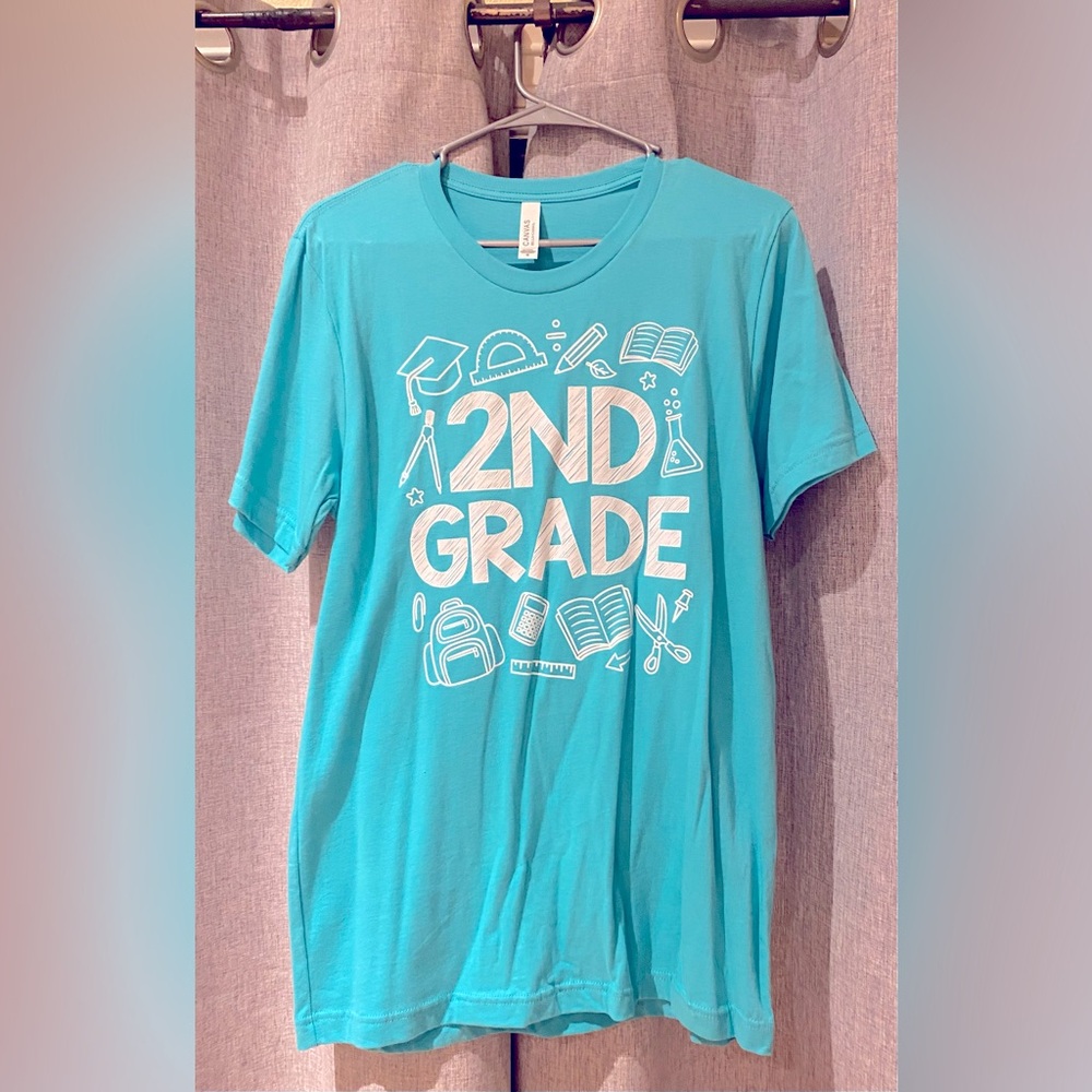 “2nd Grade” Teacher shirt